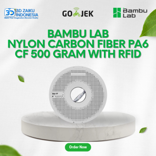Bambulab Nylon Carbon Fiber PA6 CF 500 Gram 3D Filament with RFID